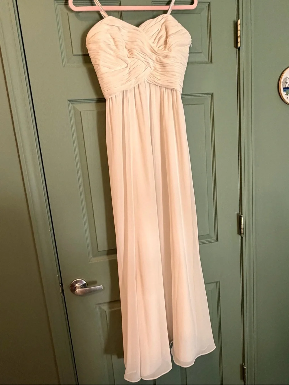 Lauren Ralph Lauren Ivory Strapless Evening Gown Dress Size 4 - Picture 6 of 11